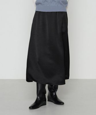 ＜COMME CA TALL (Women/大きいサイズ)＞〔　ＴＡＬＬサイズ　〕　ビンテージダブルサテン　スカート（３４３８ＦＭ０６）
