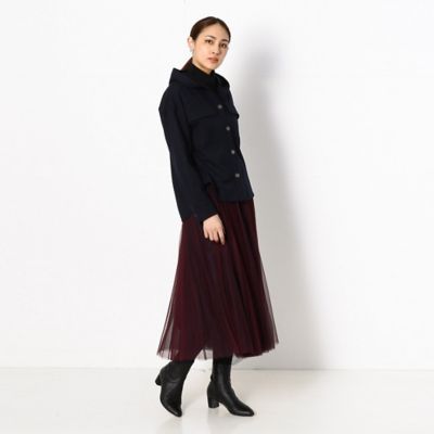 〔ＴＡＬＬサイズ〕【リバーシブル】ソフトチュール　スカート（３４３８ＦＷ１７）