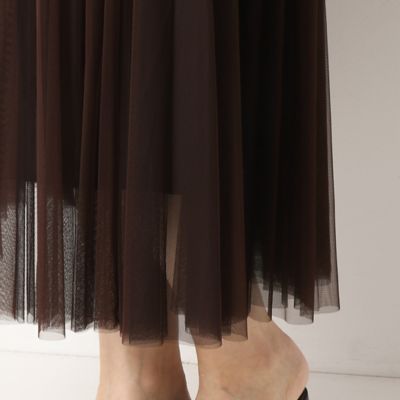 〔ＴＡＬＬサイズ〕【リバーシブル】ソフトチュール　スカート（３４３８ＦＷ１７）