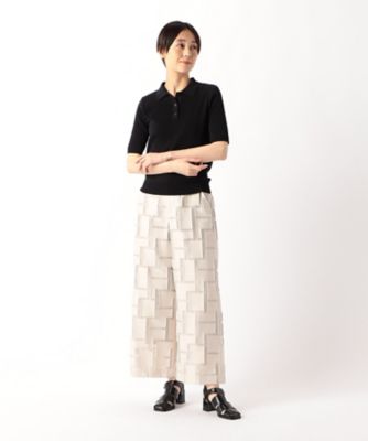 〔　ＴＡＬＬサイズ　〕　ランダム幾何ジャカード　パンツ（３４３９ＰＧ０９）