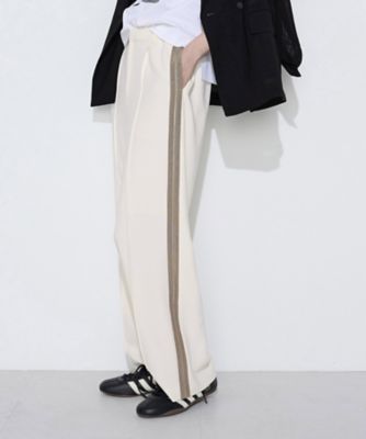 TALLサイズ 〕 ストレッチダブルクロス トラックパンツ