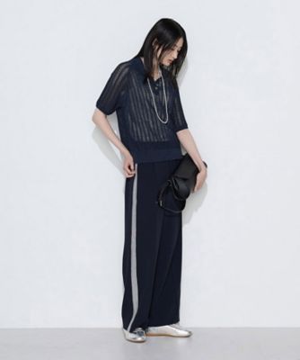 TALLサイズ 〕 ストレッチダブルクロス トラックパンツ