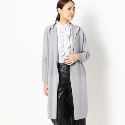 ＜COMME CA TALL (Women/大きいサイズ)＞〔ＴＡＬＬサイズ〕ファインウールニット　カーディガン（３４５１ＩＷ０６）