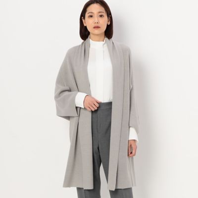 ＜COMME CA TALL (Women/大きいサイズ)＞〔ＴＡＬＬサイズ〕【２ＷＡＹ】片畦　カーディガン（３４５２ＩＡ０４）