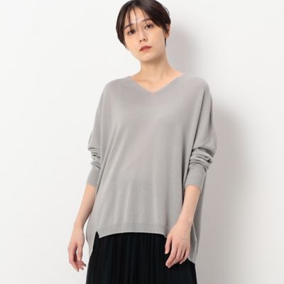 ＜COMME CA TALL (Women/大きいサイズ)＞〔ＴＡＬＬサイズ〕ホールガーメントニット　プルオーバー（３４５２ＩＡ０５）