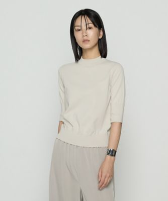 ＜COMME CA TALL (Women/大きいサイズ)＞〔　ＴＡＬＬサイズ　〕　コットンダルストレッチ　半袖プルオーバー（３４５２ＩＭ０５）