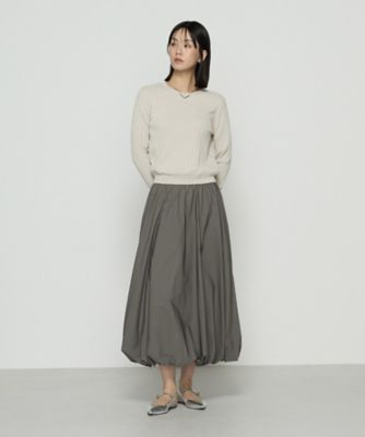 TALLサイズ 〕 コットンダルストレッチ ケーブルプルオーバー