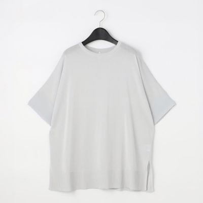 ＜COMME CA TALL (Women/大きいサイズ)＞〔　ＴＡＬＬサイズ　〕　ジョーゼットコンビニットプルオーバー（３４５３ＩＣ０８）