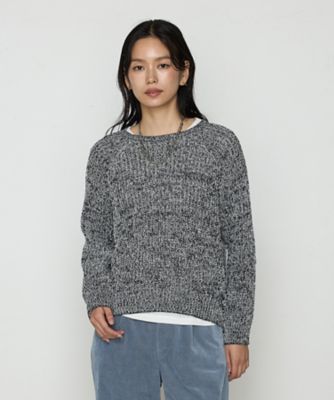 TALLサイズ 〕 和紙混杢ニット プルオーバー（3453IK08