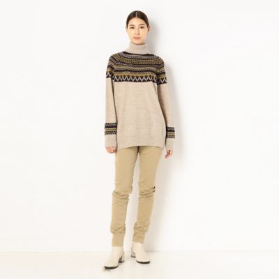 〔ＴＡＬＬサイズ〕ノルディック柄　チュニックプルオーバー（３４５３ＩＷ１０）