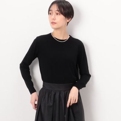 ＜COMME CA TALL (Women/大きいサイズ)＞〔　ＴＡＬＬサイズ　〕　【アンサンブル対応】ファインウールニット　プルオーバー（３４５４ＩＥ１０）