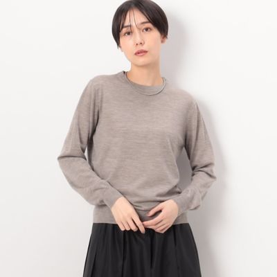 〔　ＴＡＬＬサイズ　〕　【アンサンブル対応】ファインウールニット　プルオーバー（３４５４ＩＥ１０）