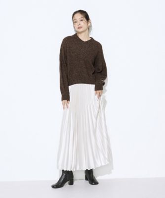 TALLサイズ 〕 和紙ブークレー Vネックプルオーバー