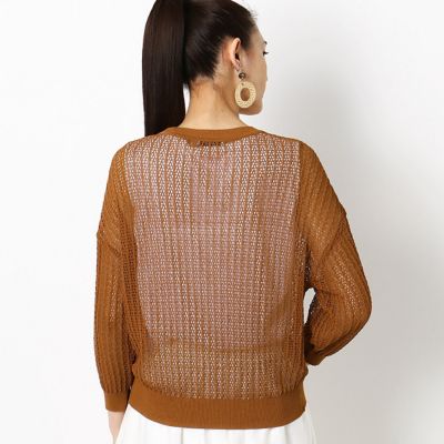 〔ＴＡＬＬサイズ〕ドロップショルダー　レイヤードニットプルオーバー（３４５５ＩＴ０６）