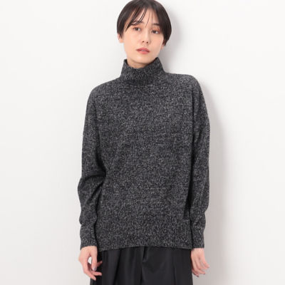 ＜COMME CA TALL (Women/大きいサイズ)＞〔　ＴＡＬＬサイズ　〕　ブークレ杢ニット　プルオーバー（３４５８ＩＥ１２）