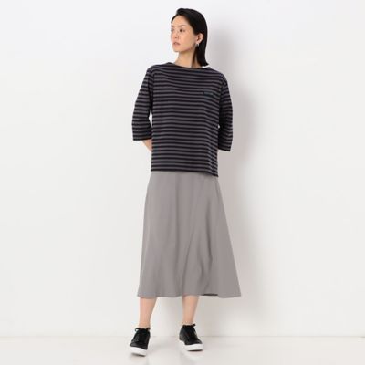 〔ＴＡＬＬサイズ〕天竺ボーダー　ボートネックＴシャツ（３４６０ＥＡ０４）