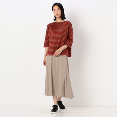 〔ＴＡＬＬサイズ〕天竺ボーダー　ボートネックＴシャツ（３４６０ＥＡ０４）
