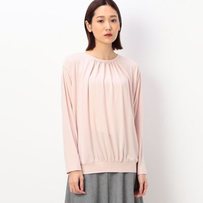 〔　ＴＡＬＬサイズ　〕　ラグウォームプレミア　丸首ギャザープルオーバー（３４６０ＥＡ１４）