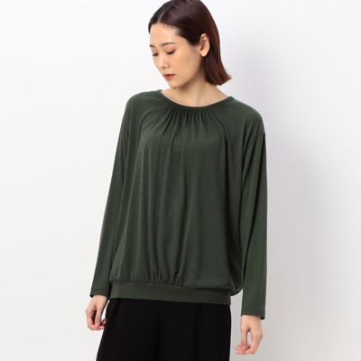 〔　ＴＡＬＬサイズ　〕　ラグウォームプレミア　丸首ギャザープルオーバー（３４６０ＥＡ１４）