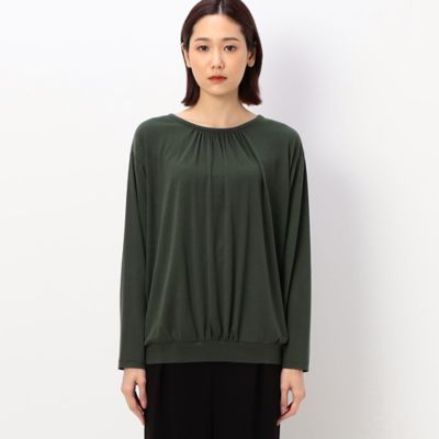 〔　ＴＡＬＬサイズ　〕　ラグウォームプレミア　丸首ギャザープルオーバー（３４６０ＥＡ１４）