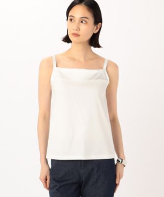 ＜COMME CA TALL (Women/大きいサイズ)＞〔　ＴＡＬＬサイズ　〕　【前後２ＷＡＹ】アルビ二スタスムース　キャミソール（３４６０ＥＧ０９）