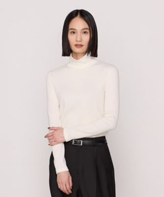 COMME CA TALL (Women/大きいサイズ)/コムサ トール 〔 TALLサイズ 〕 ラグウォームリブニット ハイネックプルオーバー(3460EI12)