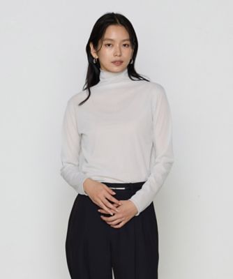 ＜COMME CA TALL (Women/大きいサイズ)＞〔　ＴＡＬＬサイズ　〕　ソフトチュール×ウーリー分繊トリコット広巾　プルオーバー（３４６０ＥＫ０５）
