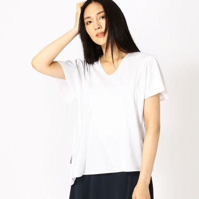 ＜COMME CA TALL (Women/大きいサイズ)＞【ＵＶカット】　【汗ジミ防止加工】　Ｔシャツ（３４６０ＥＬ１３）