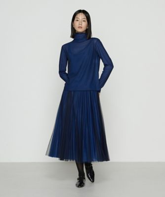 TALLサイズ 〕【リバーシブル】ソフトチュール プルオーバー