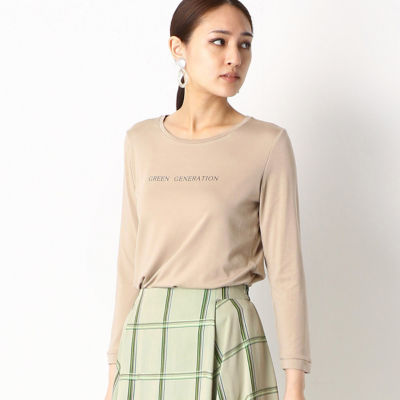 ＜COMME CA TALL (Women/大きいサイズ)＞〔ＴＡＬＬサイズ〕ウォーム　クルーネックＴシャツ（３４６０ＥＲ０７）