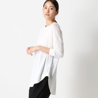 ＜COMME CA TALL (Women/大きいサイズ)＞〔ＴＡＬＬサイズ〕リブ　プルオーバー（３４６０ＥＴ０２）