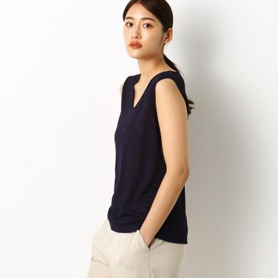 ＜COMME CA TALL (Women/大きいサイズ)＞〔ＴＡＬＬサイズ〕インナー　Ｖネックタンクトップ（３４６０ＥＴ１１）