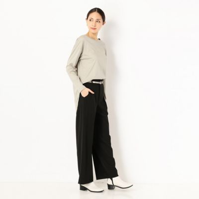 〔ＴＡＬＬサイズ〕ラウンドヘム　長袖Ｔシャツ（３４６０ＥＷ０４）