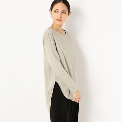 〔ＴＡＬＬサイズ〕ラウンドヘム　長袖Ｔシャツ（３４６０ＥＷ０４）