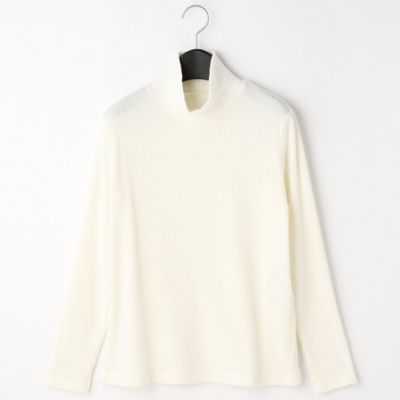 ＜COMME CA TALL (Women/大きいサイズ)＞〔ＴＡＬＬサイズ〕リブニット　ハイネックプルオーバー（３４６０ＥＷ０９）