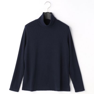 〔ＴＡＬＬサイズ〕リブニット　ハイネックプルオーバー（３４６０ＥＷ０９）