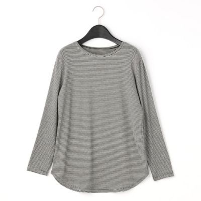 ＜COMME CA TALL (Women/大きいサイズ)＞〔ＴＡＬＬサイズ〕ラグウォームボーダー　プルオーバー（３４６０ＥＷ１３）