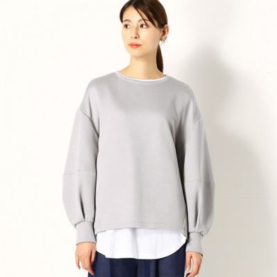 ＜COMME CA TALL (Women/大きいサイズ)＞〔ＴＡＬＬサイズ〕ダンボールジャージー　プルオーバー（３４６０ＥＹ０２）