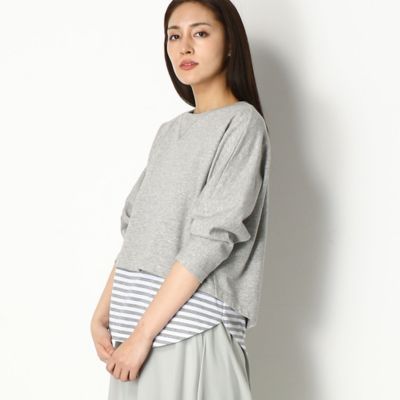＜COMME CA TALL (Women/大きいサイズ)＞〔ＴＡＬＬサイズ〕ミニ裏毛　プルオーバー（３４６０ＥＹ０４）