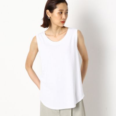 ＜COMME CA TALL (Women/大きいサイズ)＞〔ＴＡＬＬサイズ〕天竺　タンクトップ（３４６０ＥＹ０８）