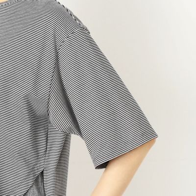 〔ＴＡＬＬサイズ〕【レイヤード】シルケット天竺ボーダー　プルオーバー（３４６０ＥＹ１７）