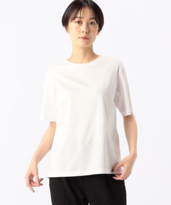 ＜COMME CA TALL (Women/大きいサイズ)＞〔　ＴＡＬＬサイズ　〕　アルビ二スタスムース　Ｔシャツ（３４６０ＴＧ１５）