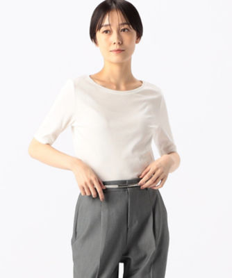 ＜COMME CA TALL (Women/大きいサイズ)＞〔　ＴＡＬＬサイズ　〕　ギザリヨセルテレコ　Ｔシャツ（３４６０ＴＧ１８）