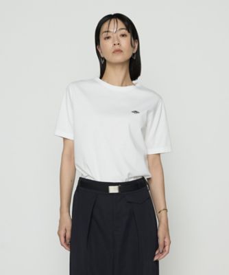 ＜COMME CA TALL (Women/大きいサイズ)＞〔　ＴＡＬＬサイズ　〕　スーピマコットンポンチ　ワッペンＴシャツ（３４６０ＴＭ０２）