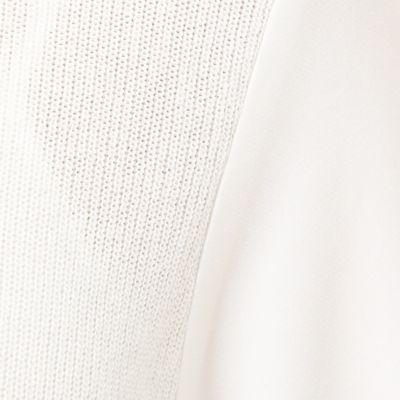 〔　ＴＡＬＬサイズ　〕　ソアパールソフト　ニットドッキングブラウス（３４７３ＢＣ０３）