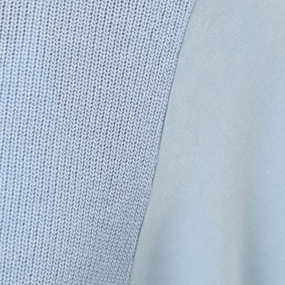 〔　ＴＡＬＬサイズ　〕　ソアパールソフト　ニットドッキングブラウス（３４７３ＢＣ０３）