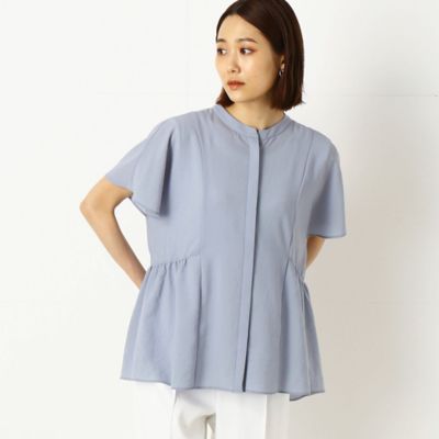 〔ＴＡＬＬサイズ〕ヴィンテージストレッチシフォン　ブラウス（３４７３ＢＹ１６）