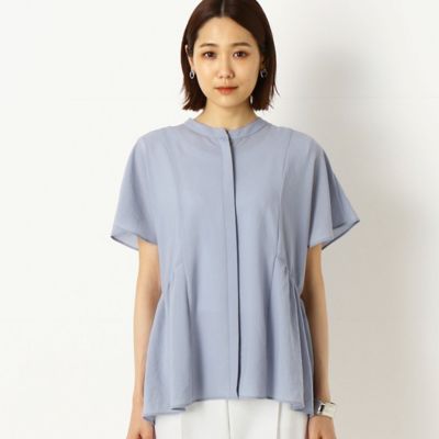 〔ＴＡＬＬサイズ〕ヴィンテージストレッチシフォン　ブラウス（３４７３ＢＹ１６）