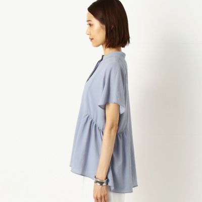 〔ＴＡＬＬサイズ〕ヴィンテージストレッチシフォン　ブラウス（３４７３ＢＹ１６）
