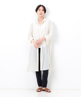 〔　ＴＡＬＬサイズ　〕　ヴィンテージストレッチシフォン　シャツ羽織り（３４７３ＨＣ１４）